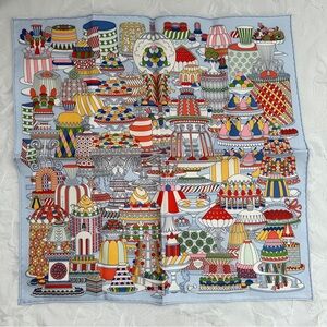 Hermes La Patisserie Francaise scarf 45
